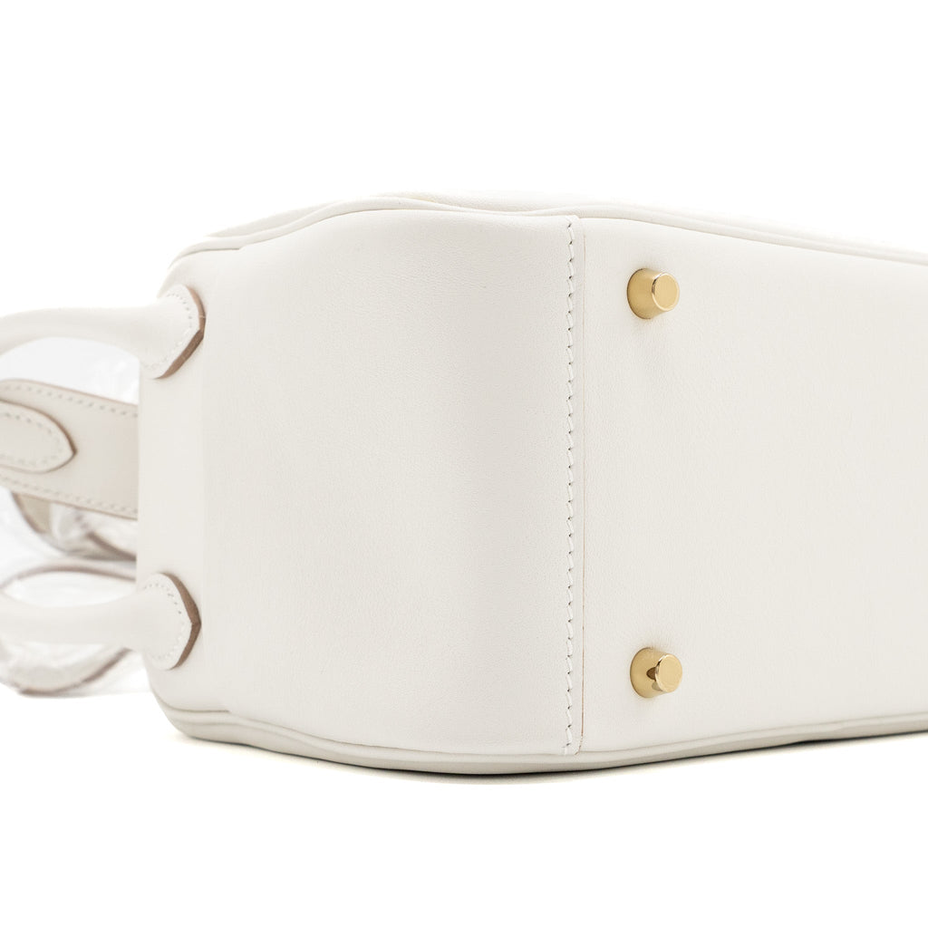 HERMES MINI LINDY SWIFT GRIS PALE / GRIS MEYER GHW