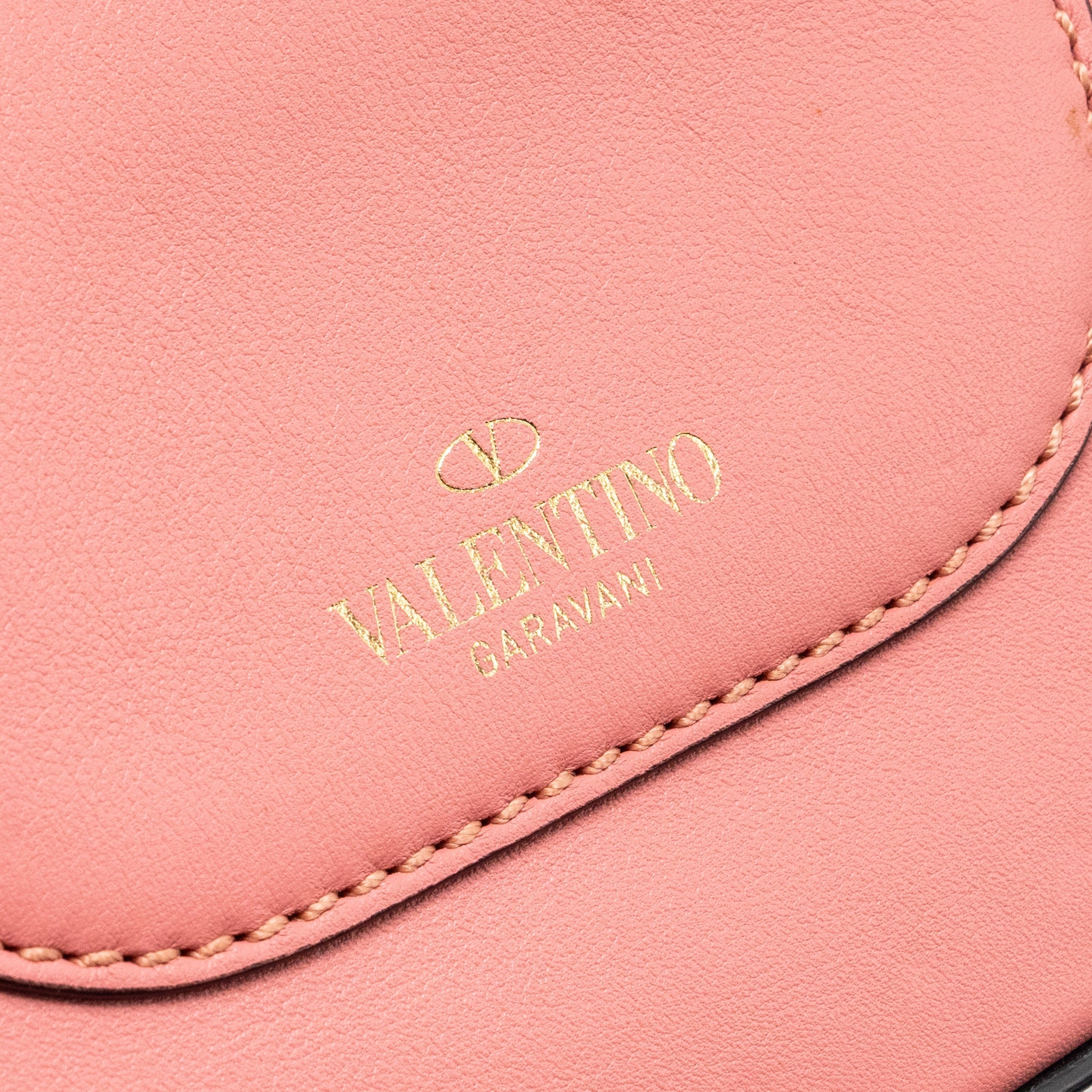 VALENTINO HALF MOON FLAP BAG CALFSKIN PINK LGHW