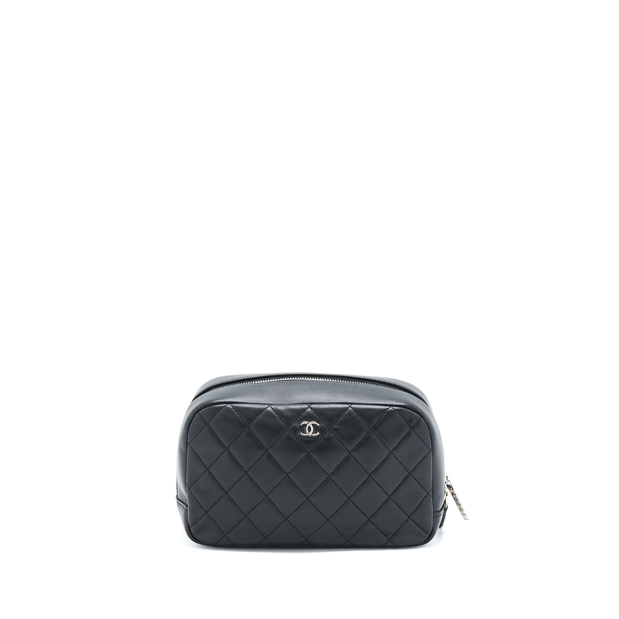 CHANEL CAMERA CLUTCH LAMBSKIN BLACK SHW