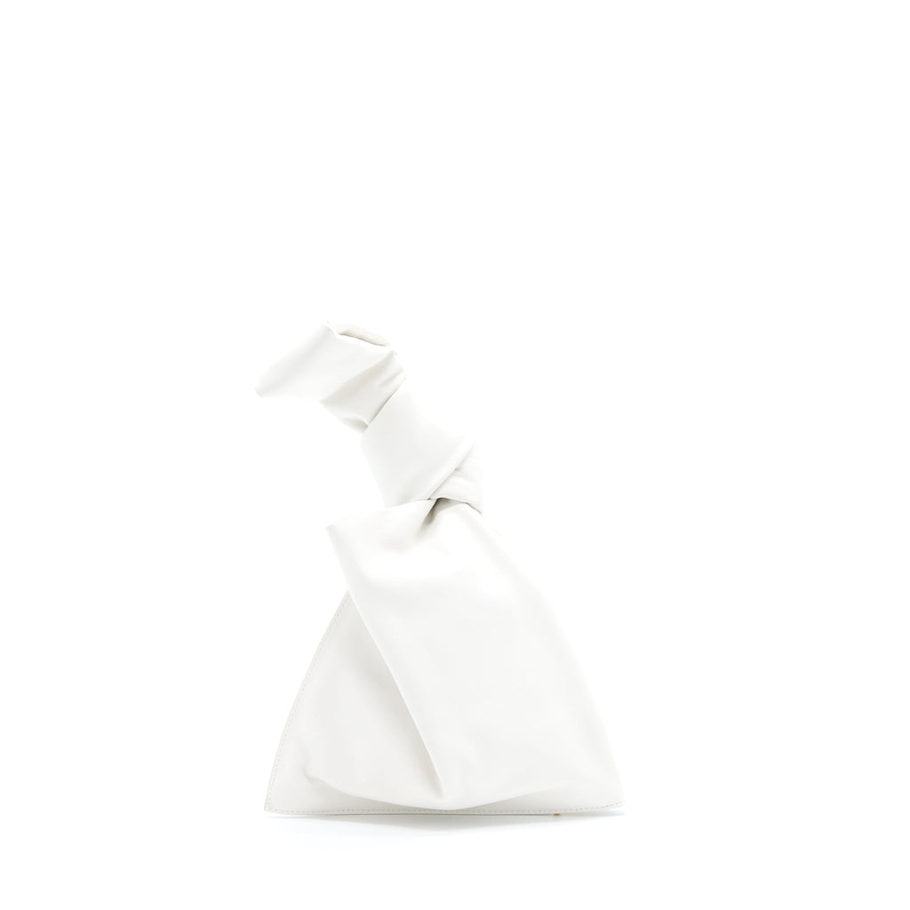 BOTTEGA VENETA THE TWIST MINI BAG WHITE GHW