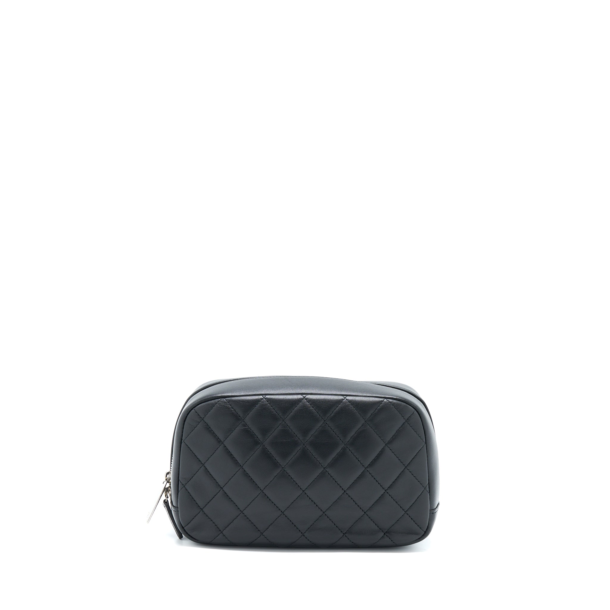CHANEL CAMERA CLUTCH LAMBSKIN BLACK SHW