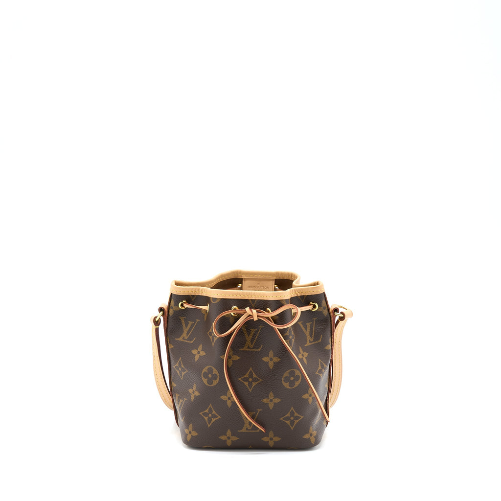 LOUIS VUITTON NANO NOE MONOGRAM CANVAS GHW