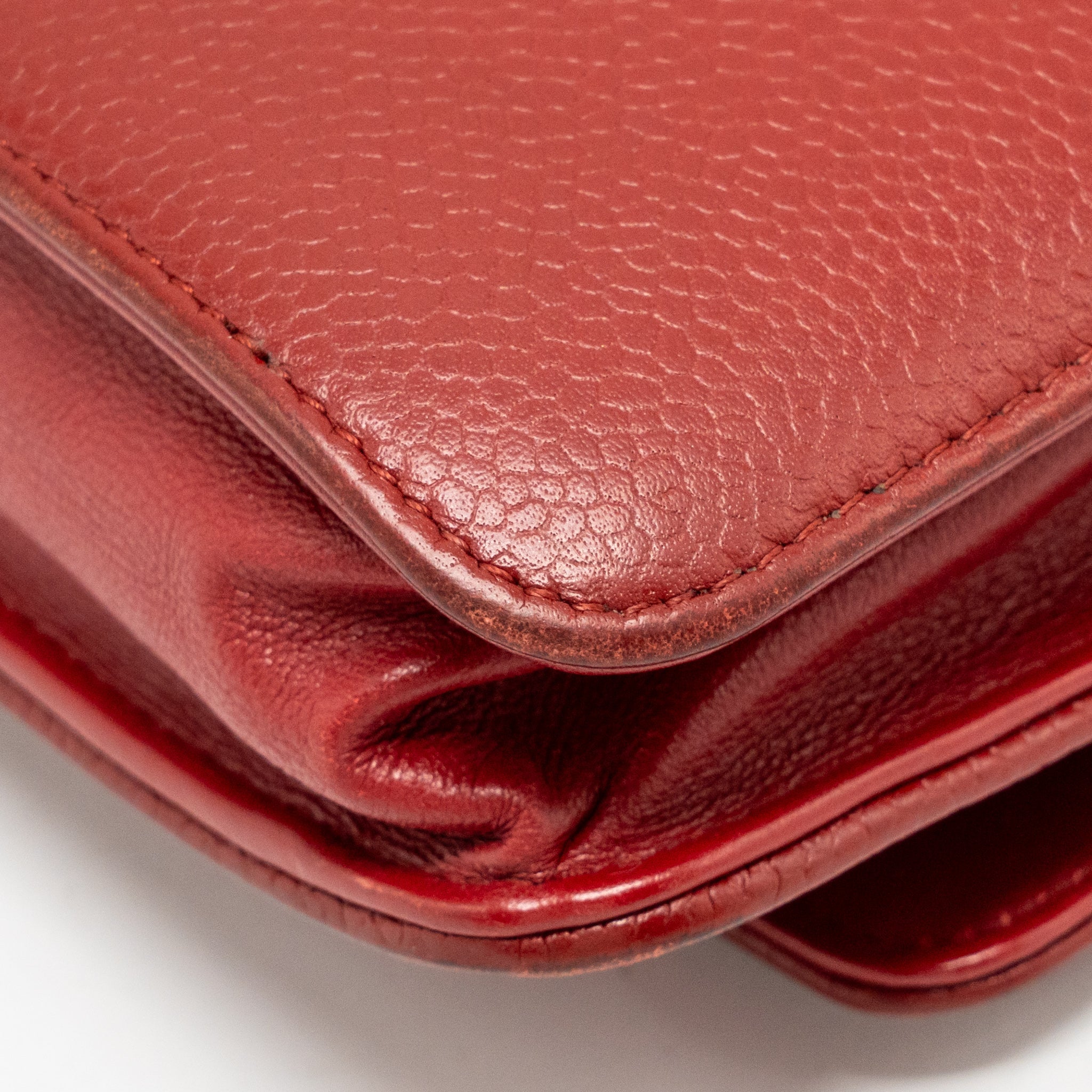 CHANEL TIMELESS WALLET ON CHAIN CAVIAR RED SHW