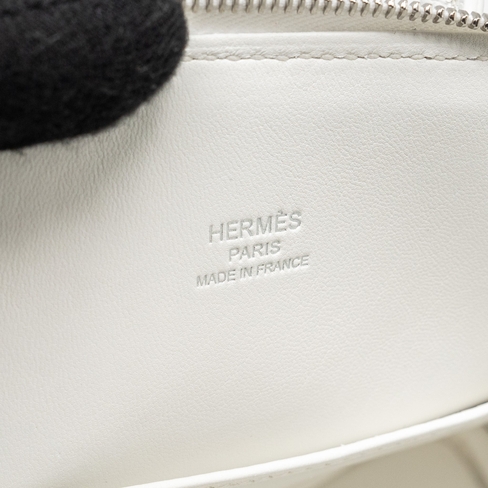 HERMES MINI BOLIDE EVERCOLOR NEW WHITE SHW