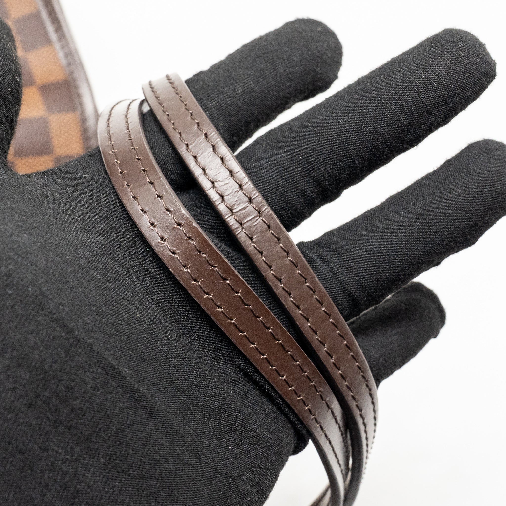 LOUIS VUITTON NEVERFULL MM DAMIER EBENE CANVAS GHW