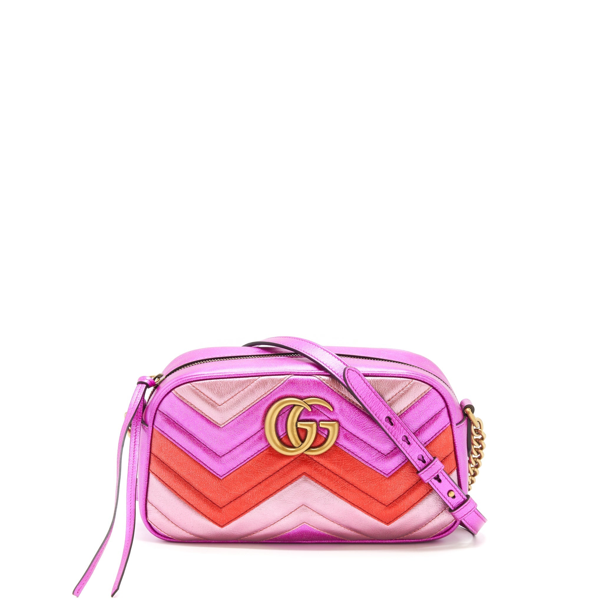 GUCCI GG MARMONT MATELASSÉ SMALL SHOULDER BAG MULTICOLOUR