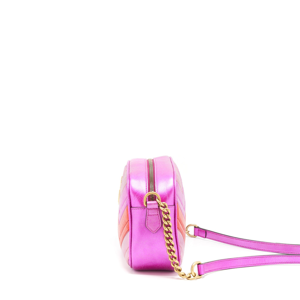 GUCCI GG MARMONT MATELASSÉ SMALL SHOULDER BAG MULTICOLOUR