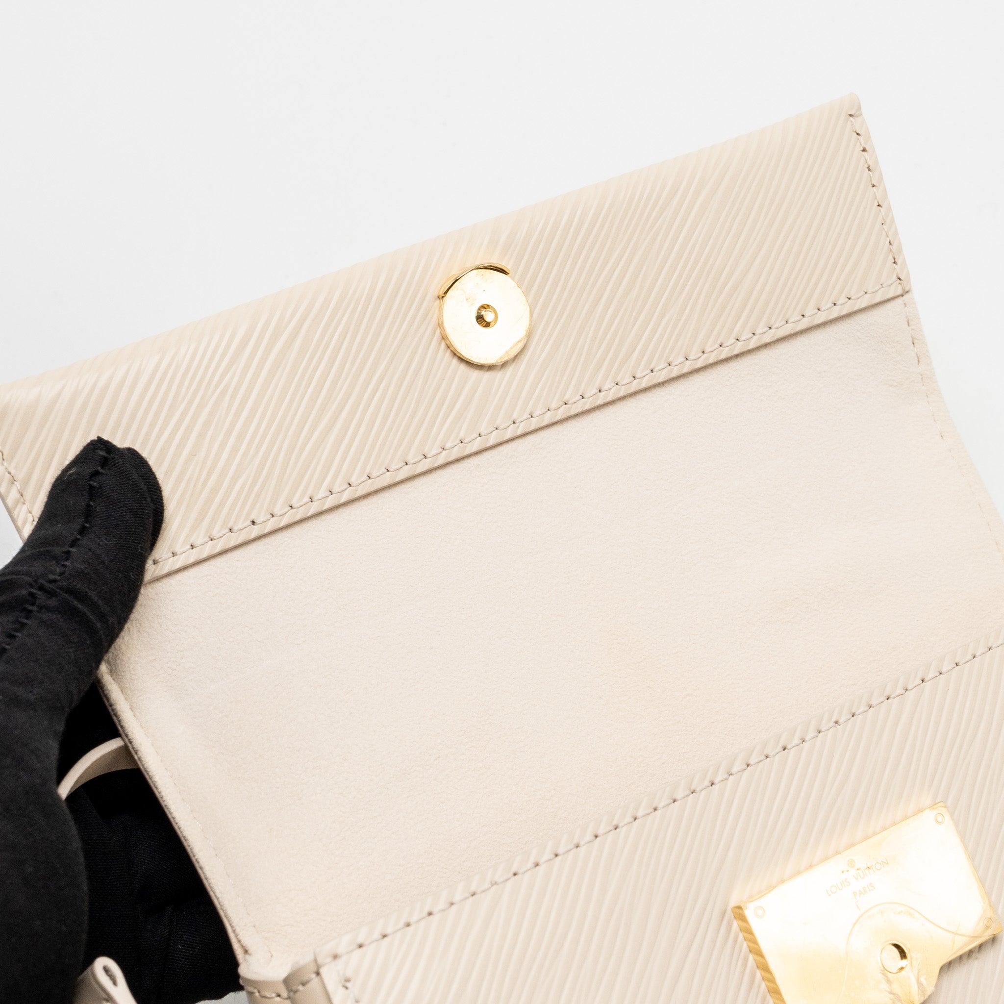 LOUIS VUITTON CLUNNY MINI EPI CREAM WHITE/MULTICOLOUR STRAP SHW