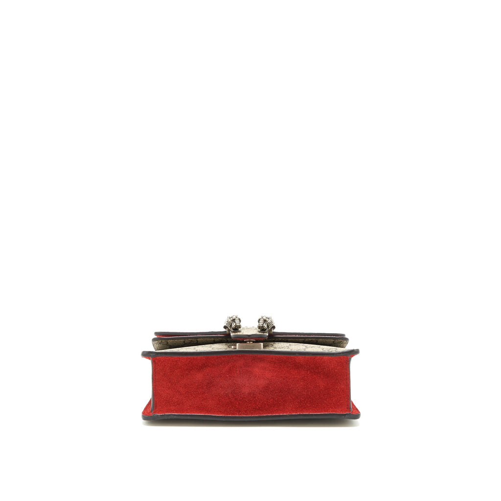 GUCCI DIONYSUS GG SUPREME MINI BAG RED