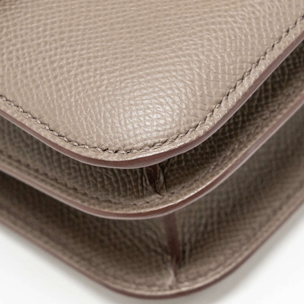HERMES MINI CONSTANCE EPSOM GRIS ETAIN GHW