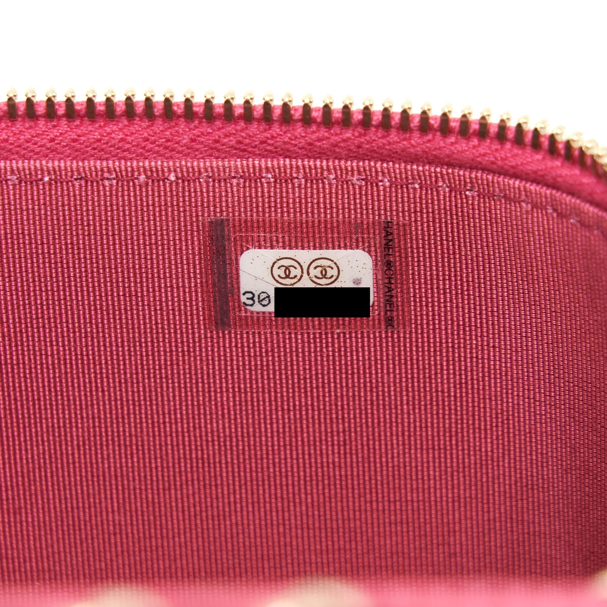 CHANEL LONG VANITY CASE CAVIAR HOT PINK LGHW
