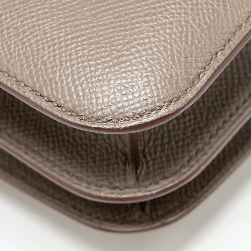 HERMES MINI CONSTANCE EPSOM GRIS ETAIN GHW
