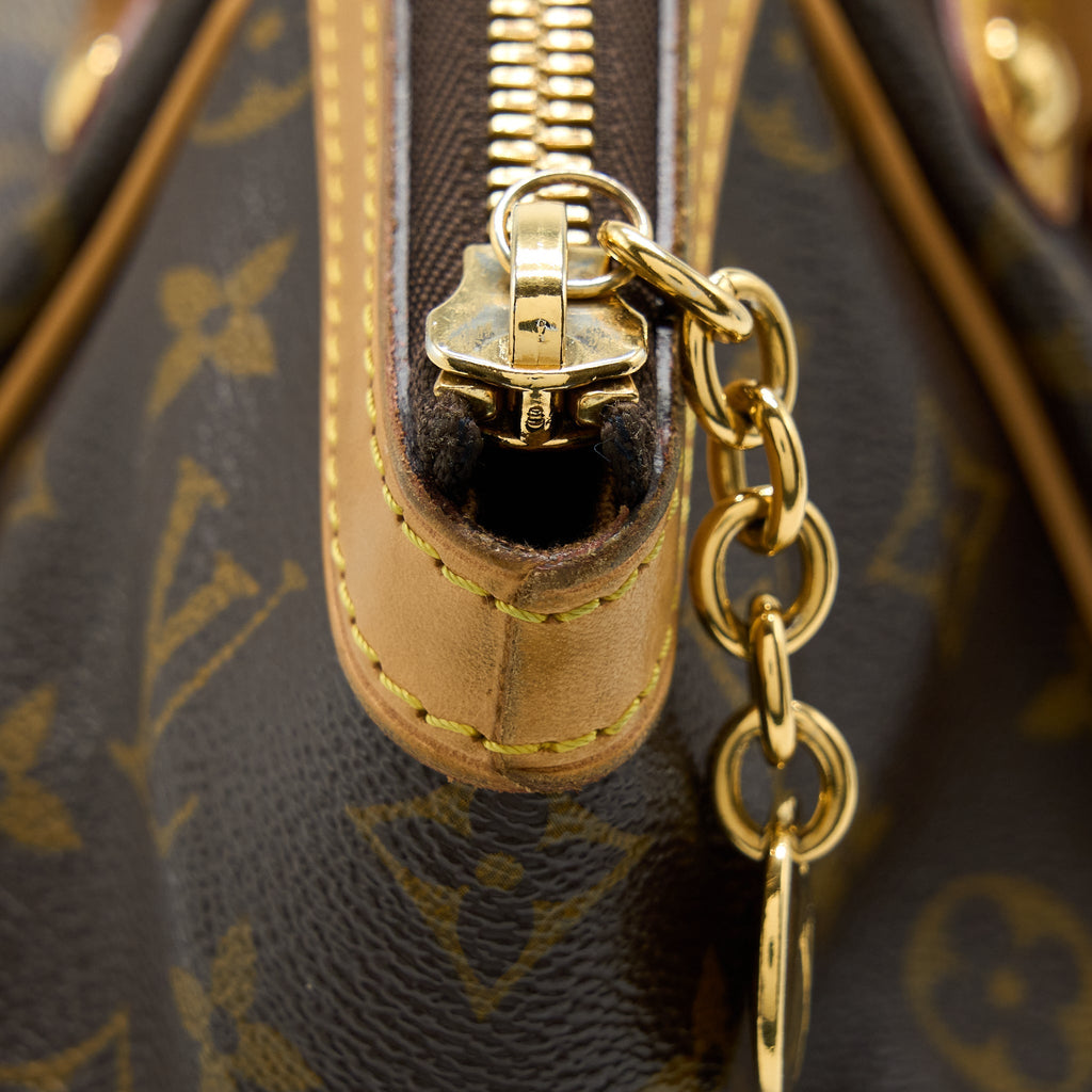 LOUIS VUITTON VINTAGE SHOULDER BAG MONOGRAM CANVAS GHW
