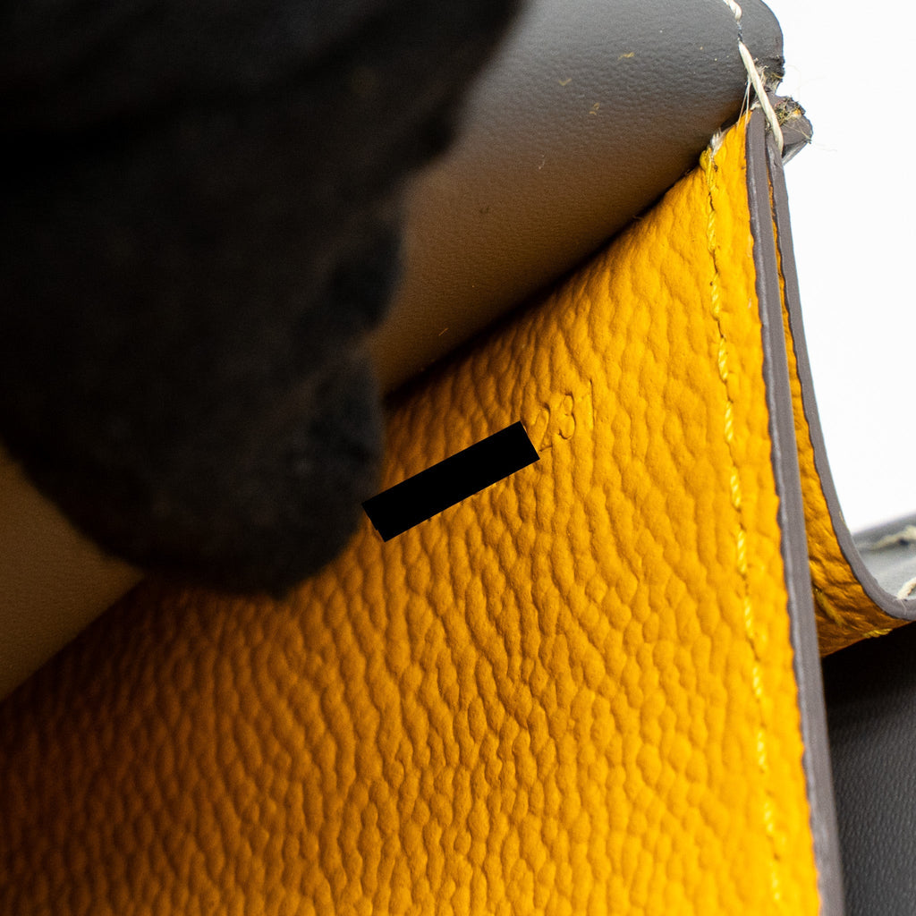 GOYARD VARENNE CONTINENTAL WALLET GOYARDINE CANVAS/CALFSKIN GREY SHW