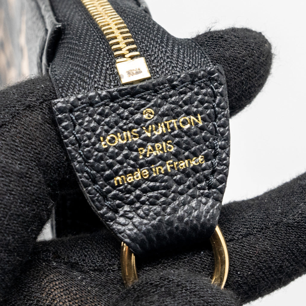 LOUIS VUITTON MINI POCHETTE ACCESSORIES BICOLOUR MONOGRAM EMPREINTE GHW