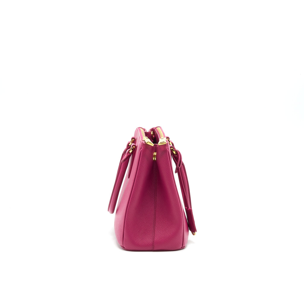 PRADA SAFFIANO TOTE BAG DARK PINK