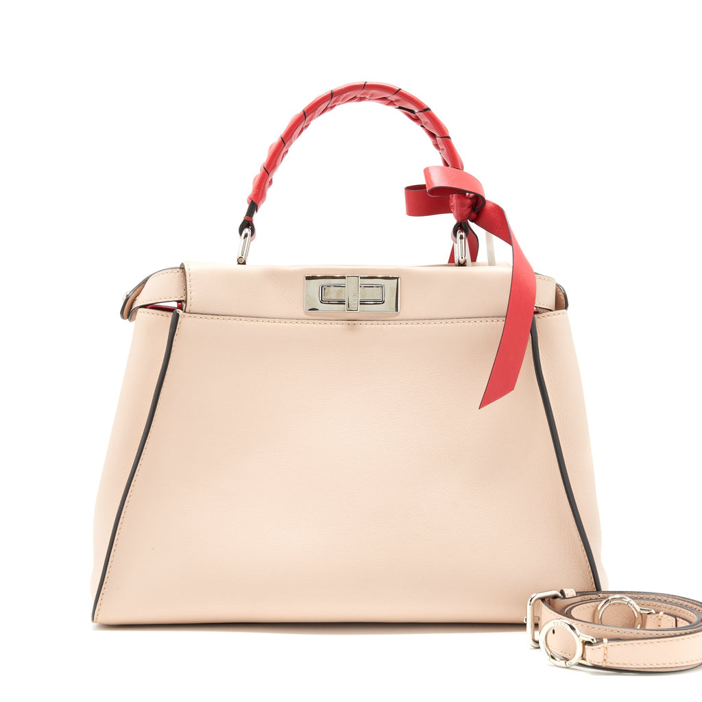FENDI PEEKABOO BAG LIGHT PINK LIMITED EDITION GHW
