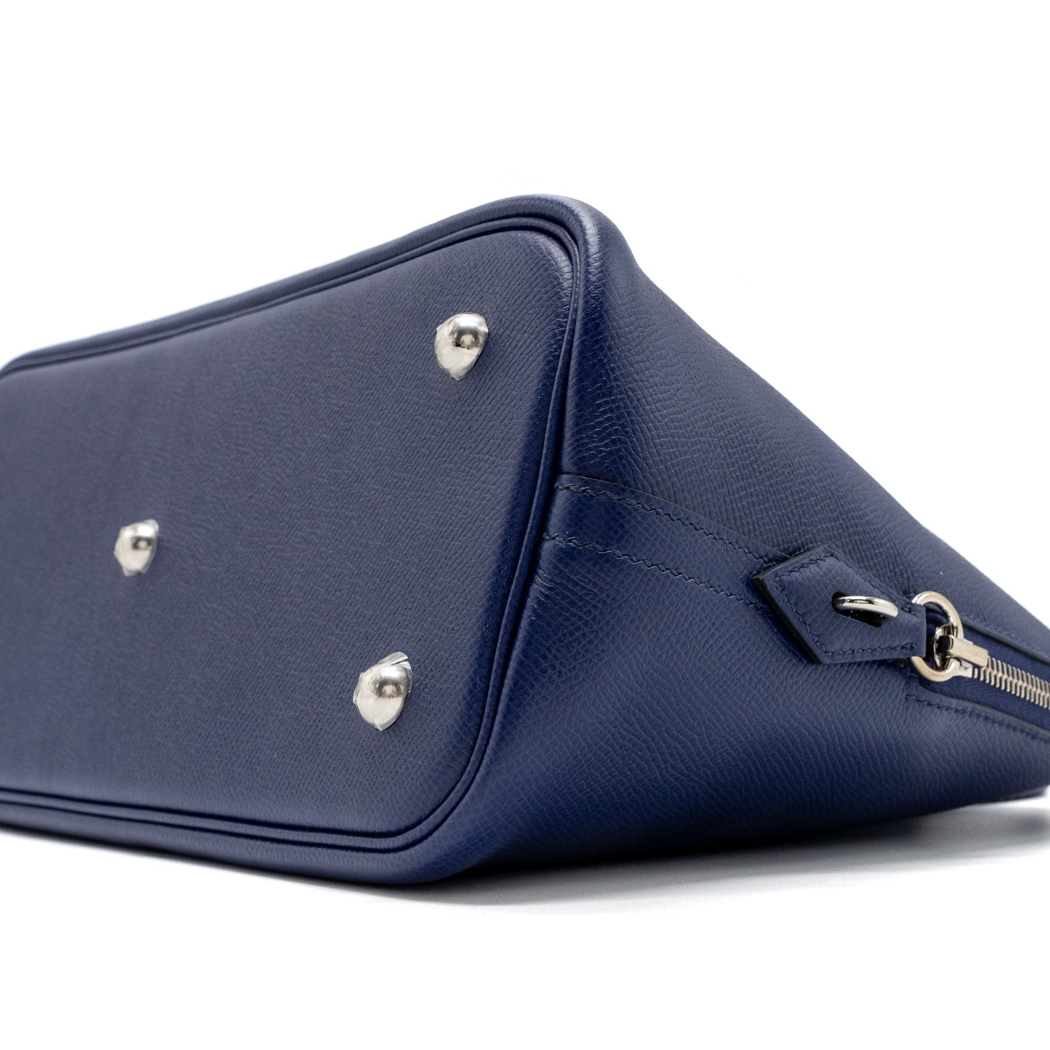 HERMES BOLIDE 1923 30 EPSOM BLUE/MULTICOLOUR SHW