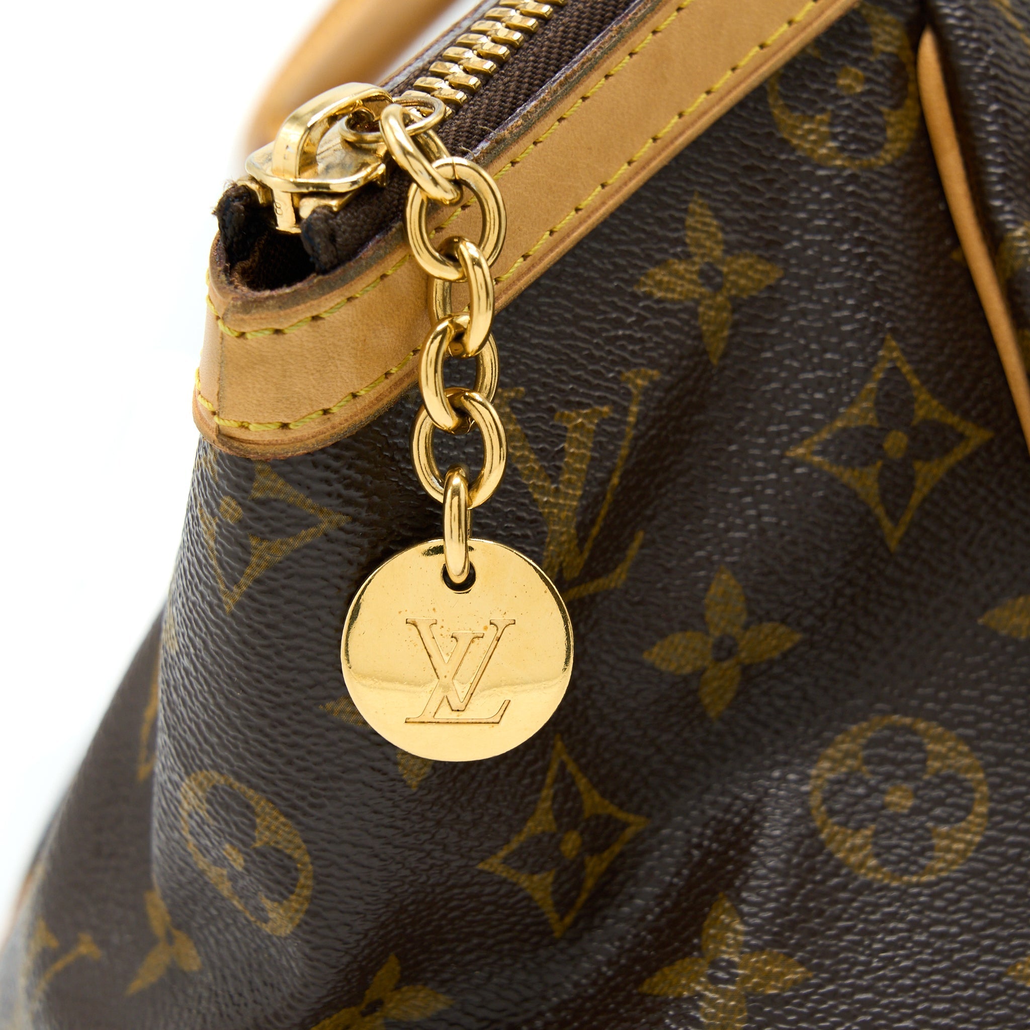 LOUIS VUITTON VINTAGE SHOULDER BAG MONOGRAM CANVAS GHW
