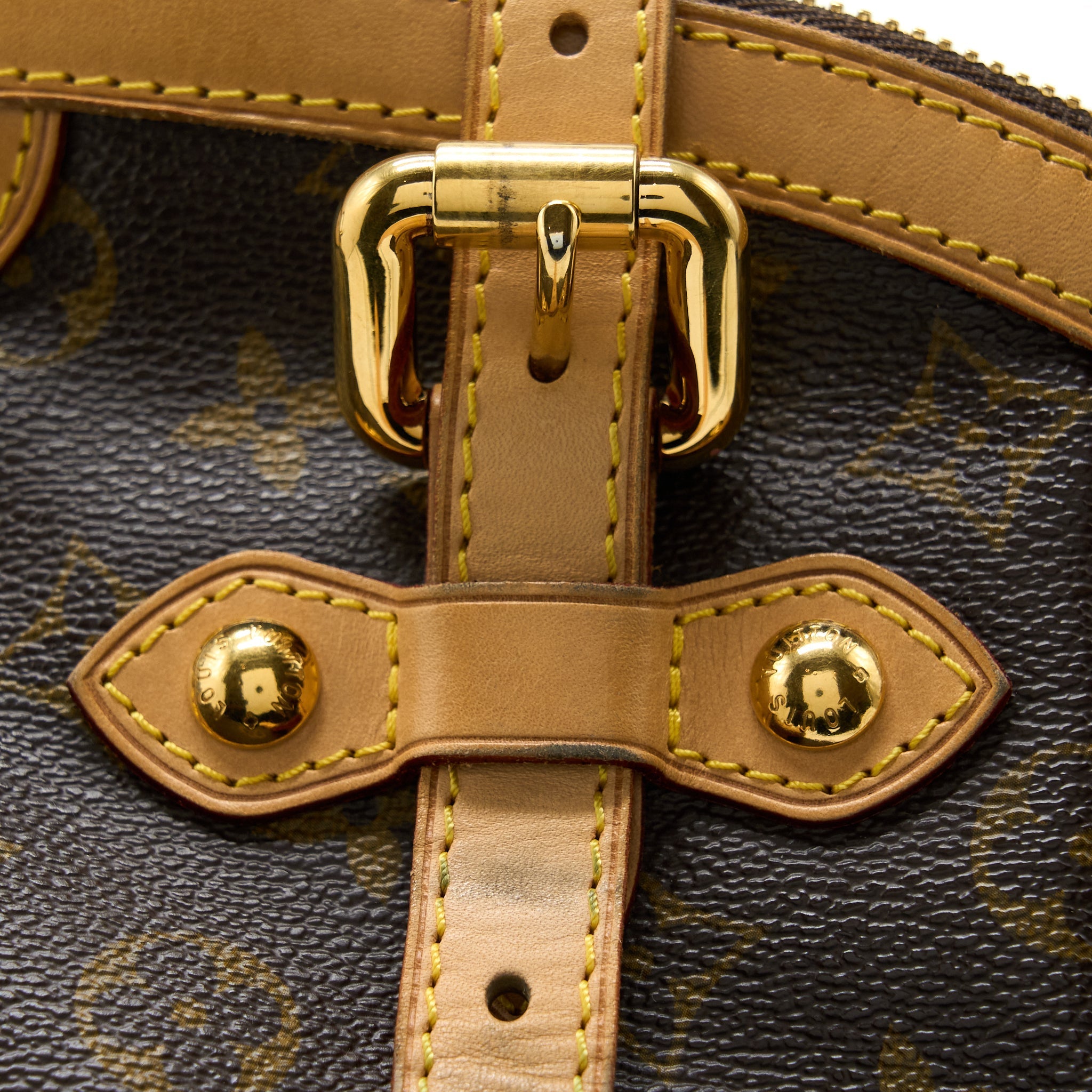 LOUIS VUITTON VINTAGE SHOULDER BAG MONOGRAM CANVAS GHW