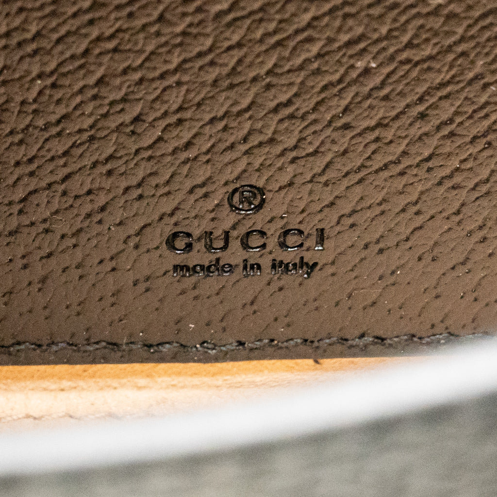 GUCCI 1955 HORSEBIT CROSSBODY BAG CALFSKIN BLACK GHW