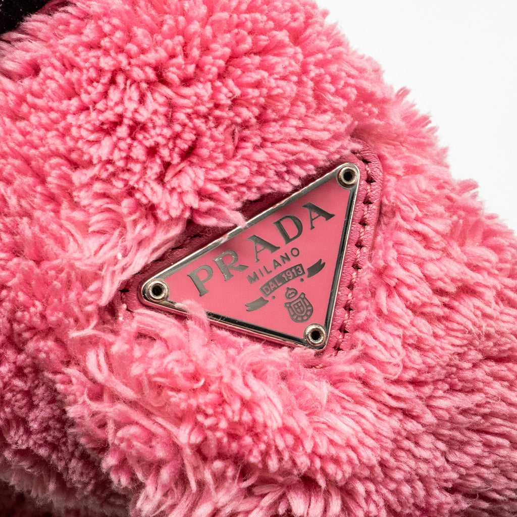 PRADA RE-EDITION 2000 TERRY MINI BAG PINK SHW
