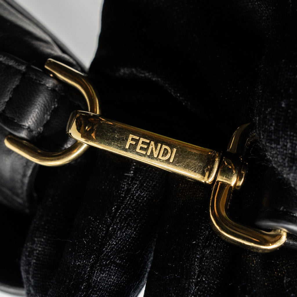 FENDI LARGE BAGUETTE BAG NAPPA BLACK GHW