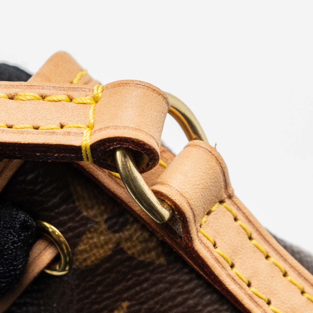 LOUIS VUITTON NANO NOE MONOGRAM CANVAS GHW