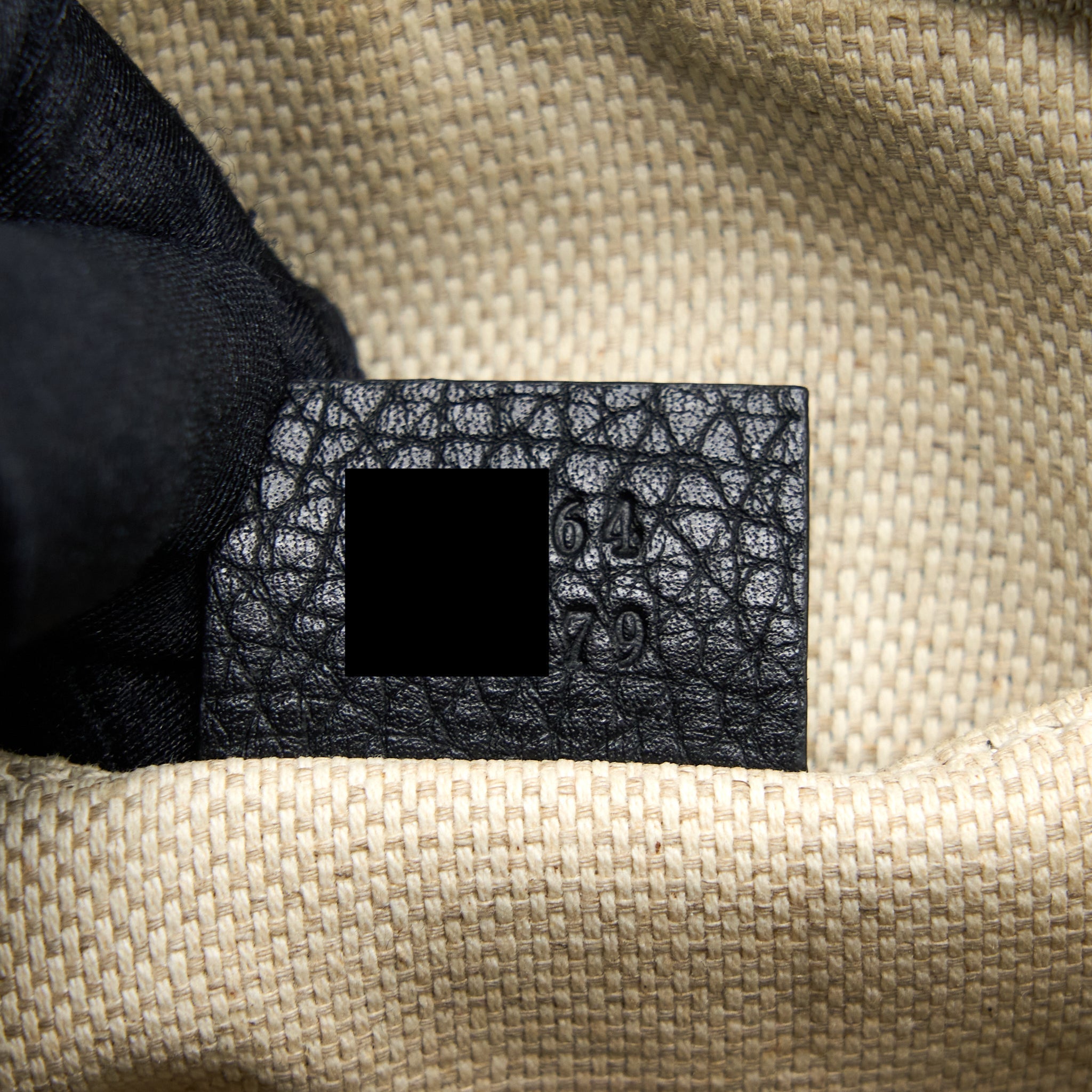 GUCCI SOHO DISCO CAMERA BAG CALFSKIN BLACK GHW