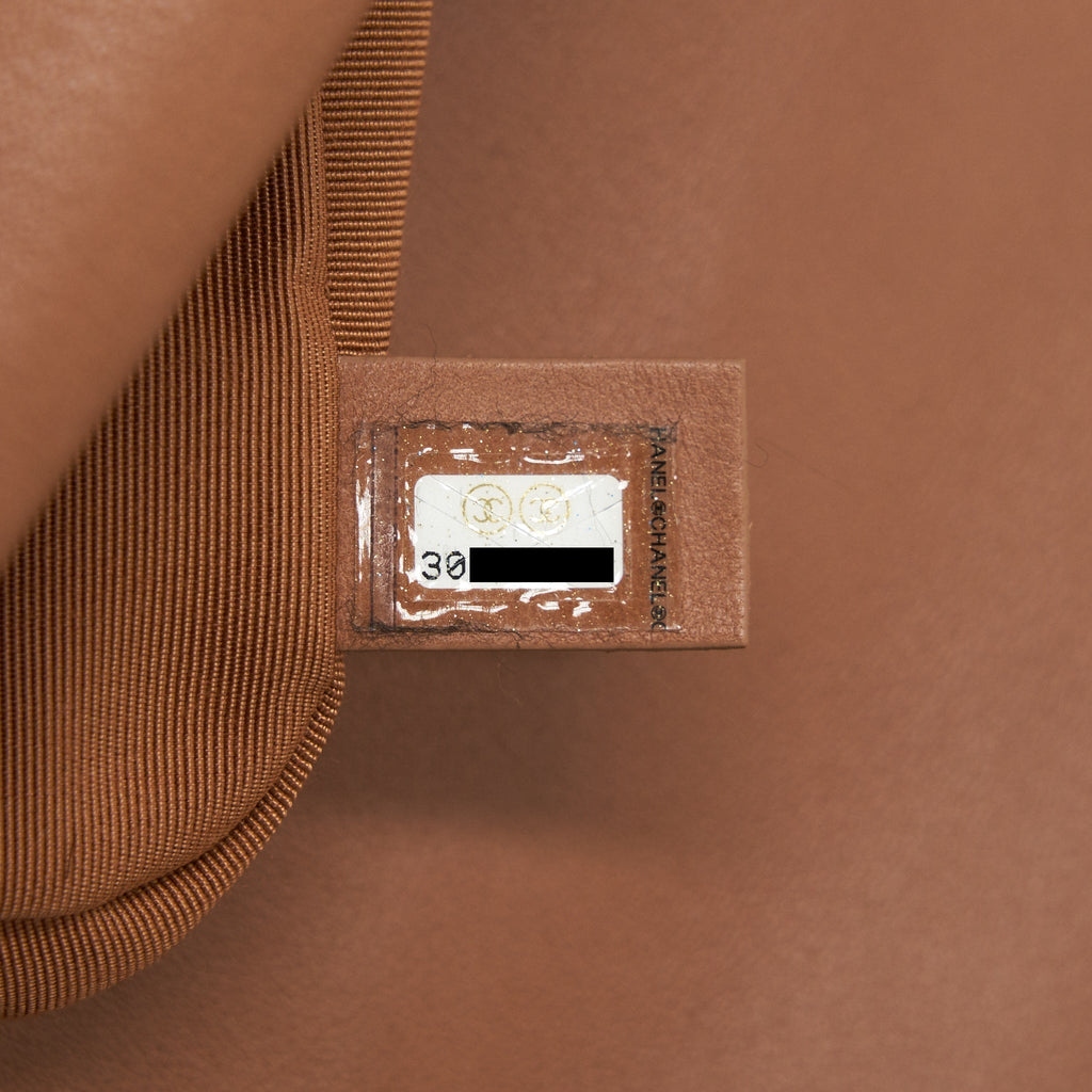 CHANEL 21P CARAMEL SMALL 19 FLAP BAG GHW