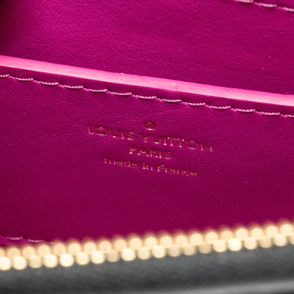 LOUIS VUITTON TWIST ONE HANDLE PM TAURILLON LEATHER BLACK/PINK GHW