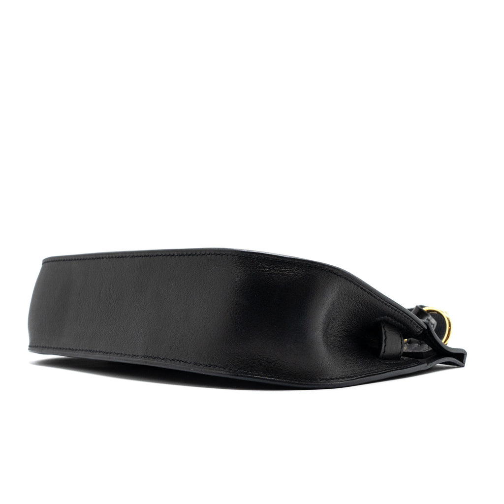 HERMES MINI JYPSIERE EVERGRAIN BLACK GHW