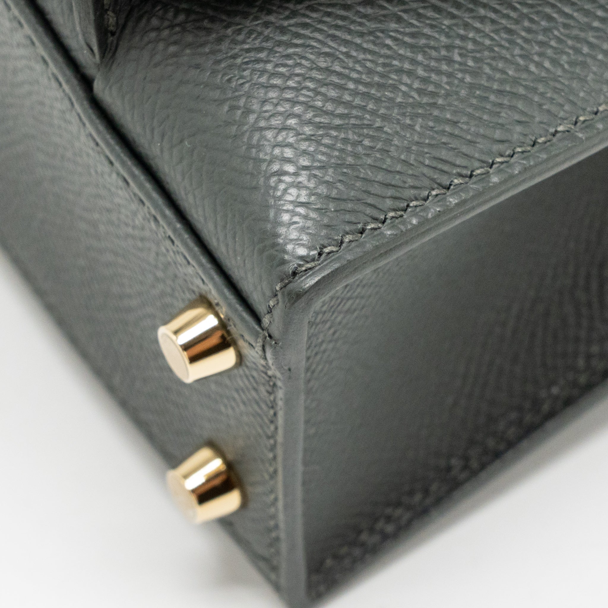 HERMES KELLY SELLIER EN DESORDRE 20 EPSOM VERT MANGROVE LGHW