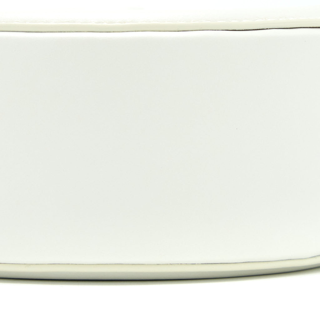 CELINE OVAL BAG CUIR TRIUMPHED CALFSKIN WHITE GHW