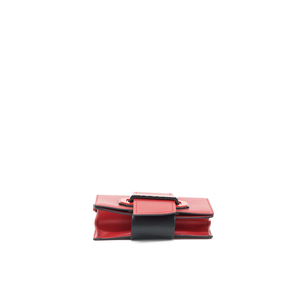 PRADA PLEX RIBBON BAG RED GHW