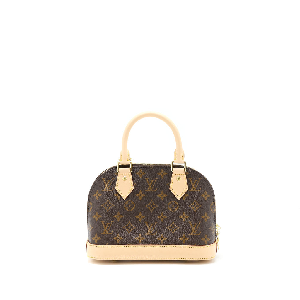 LOUIS VUITTON ALMA BB MONOGRAM CANVAS GHW (NEW VERSION)