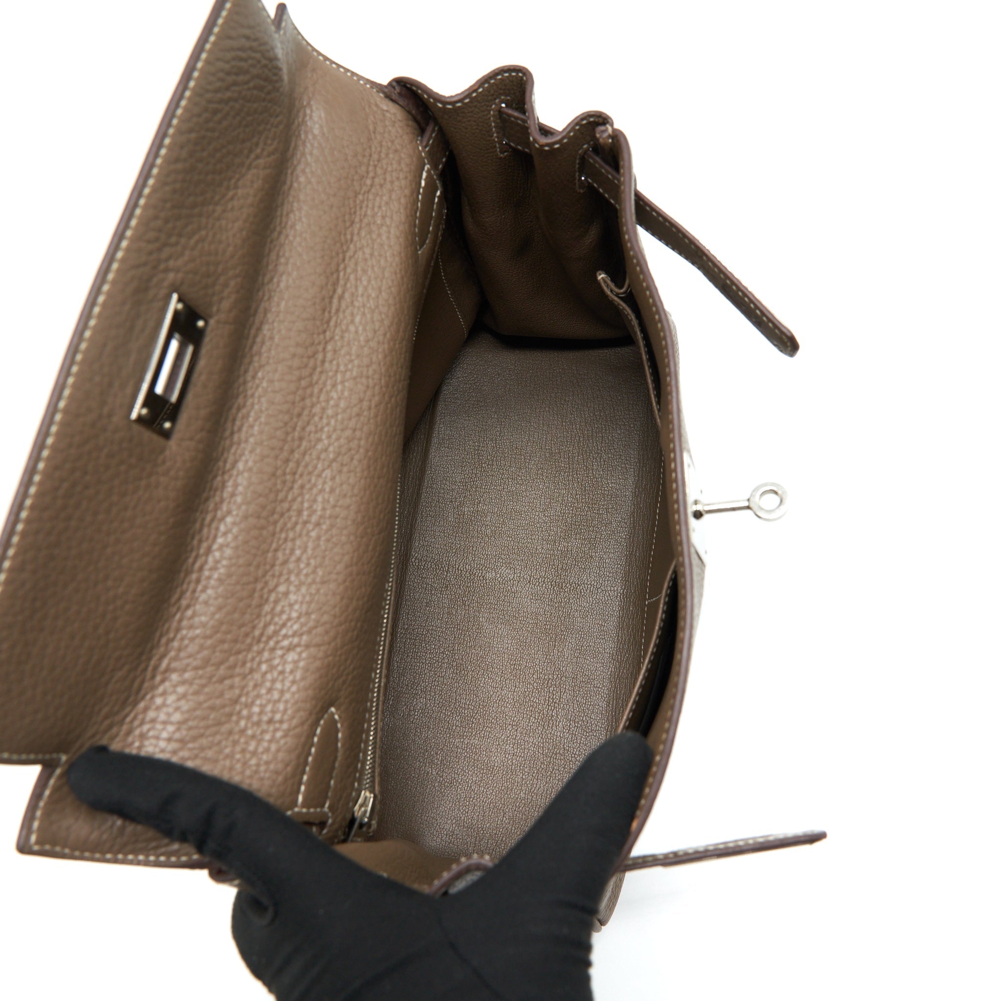 HERMES KELLY 28 FJORD ETOUPE SHW