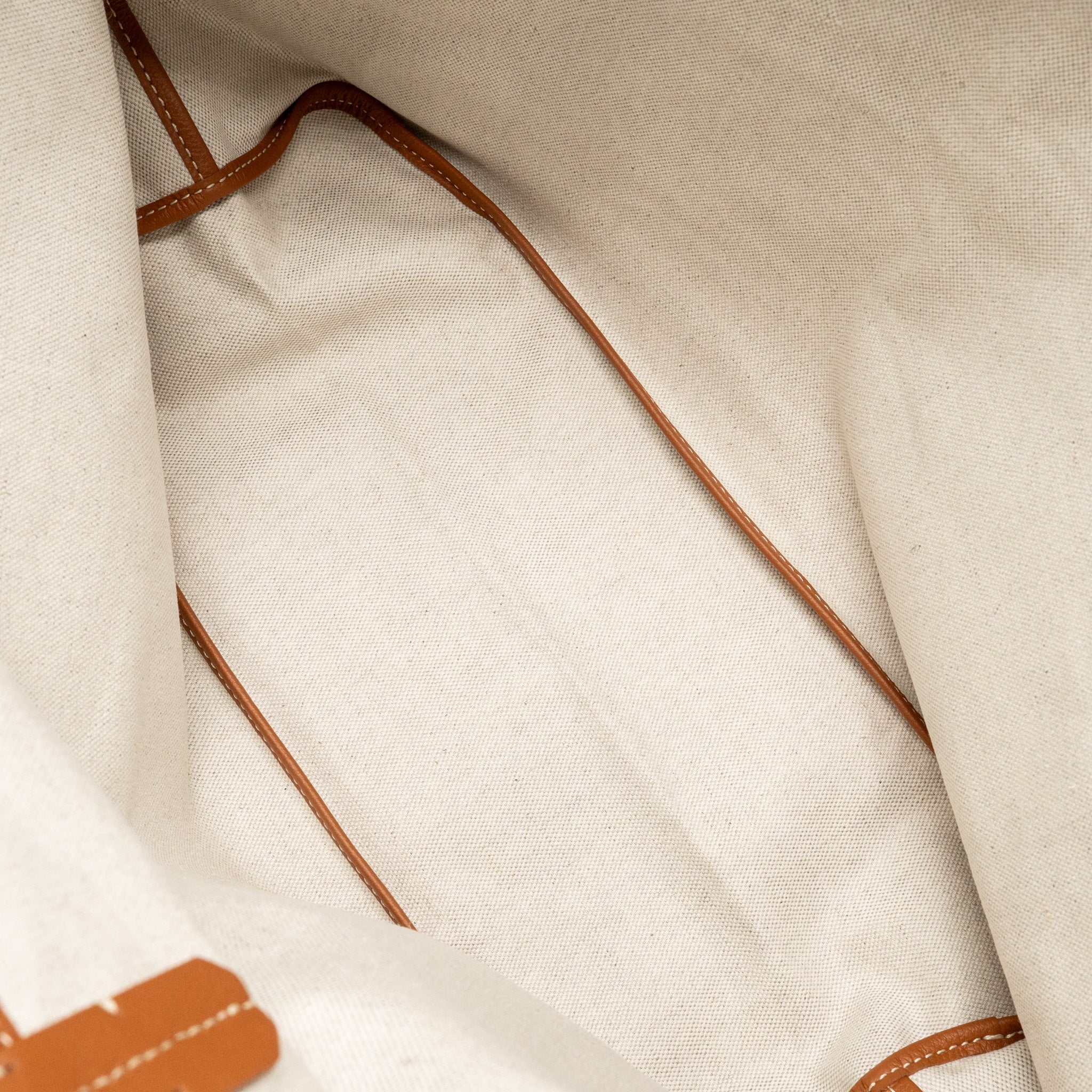 GOYARD SAINT LOUIS PM BAG GOYARDINE CANVAS/CALFSKIN NATUREL SHW
