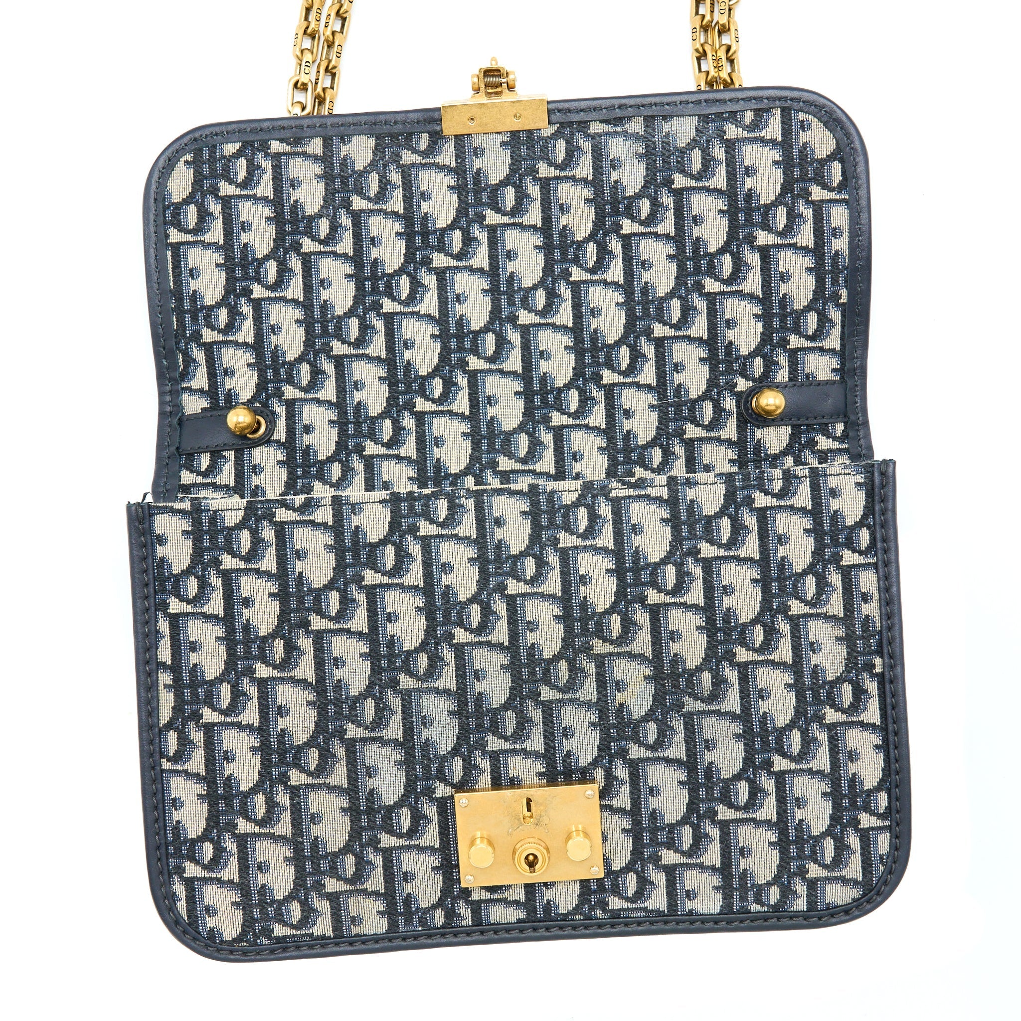 DIOR ADDICT CROSSBODY BAG DIOR OBLIQUE JACQUARD GHW