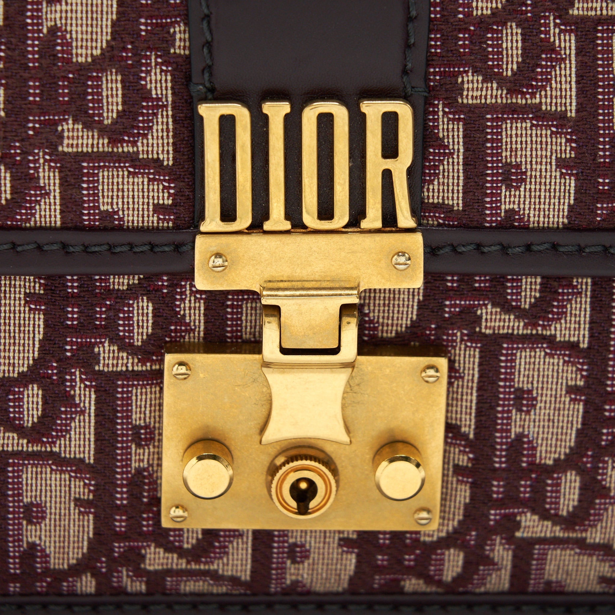 DIOR RED OBLIQUE DIOR ADDICT BAG