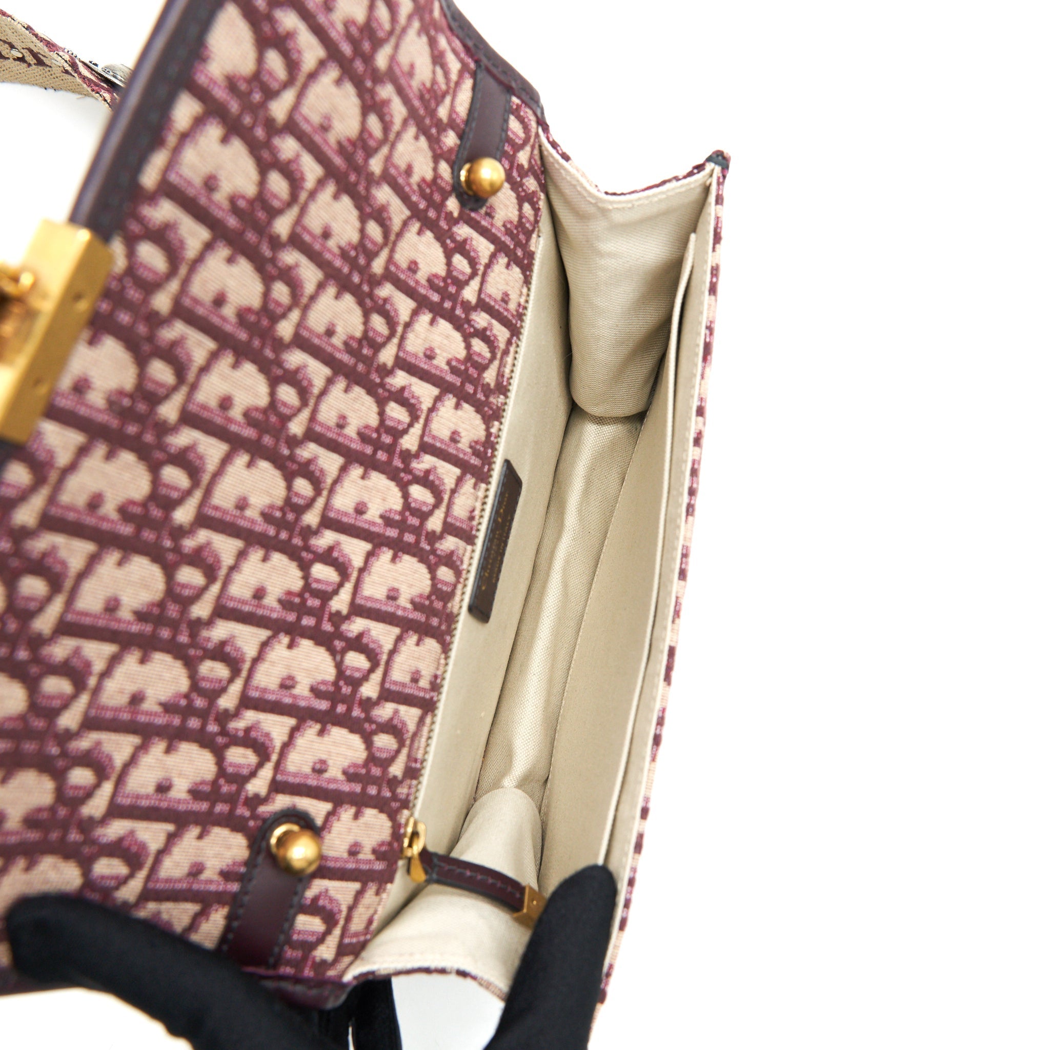 DIOR RED OBLIQUE DIOR ADDICT BAG
