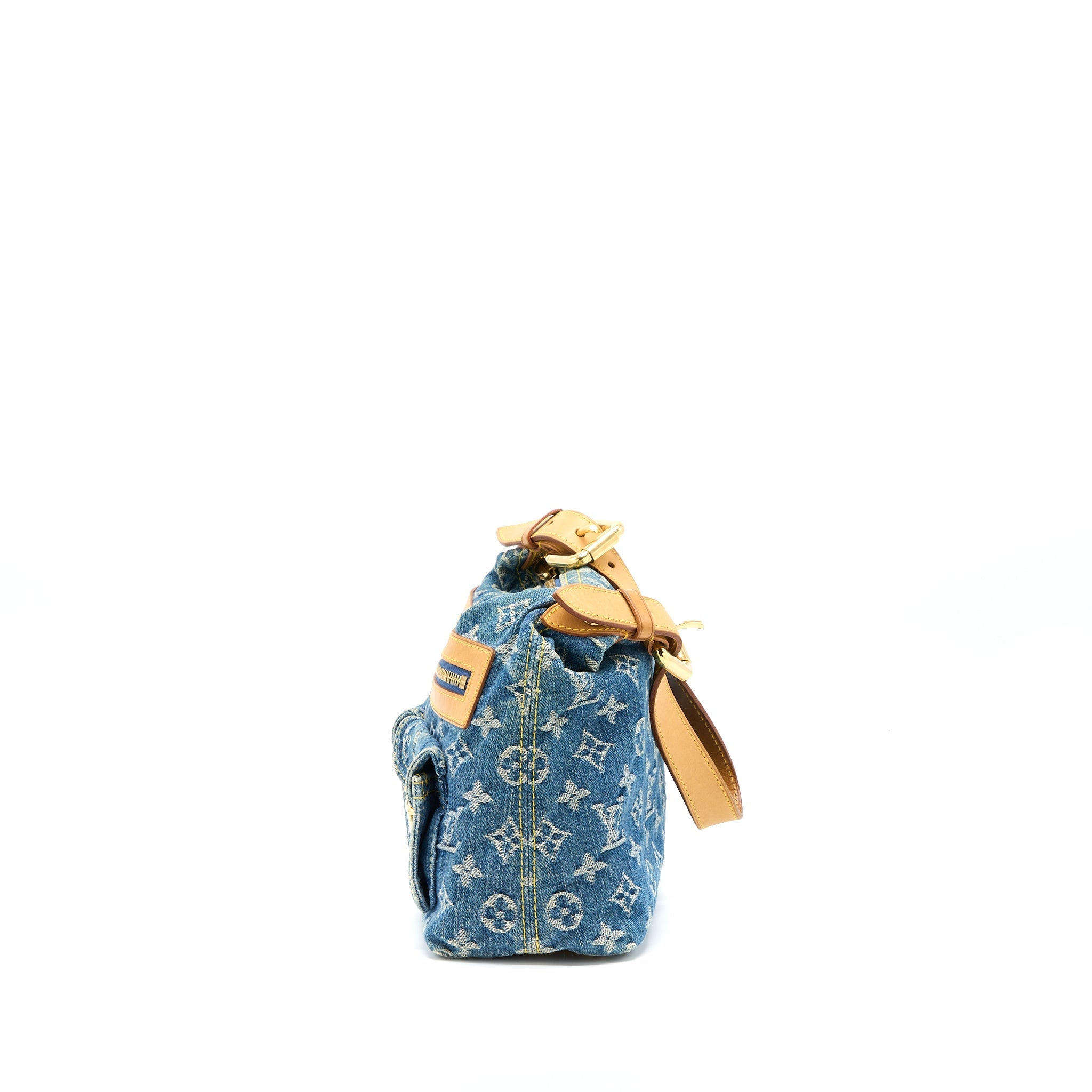 LOUIS VUITTON VINTAGE BAGGY BAG MONOGRAM DENIM GHW
