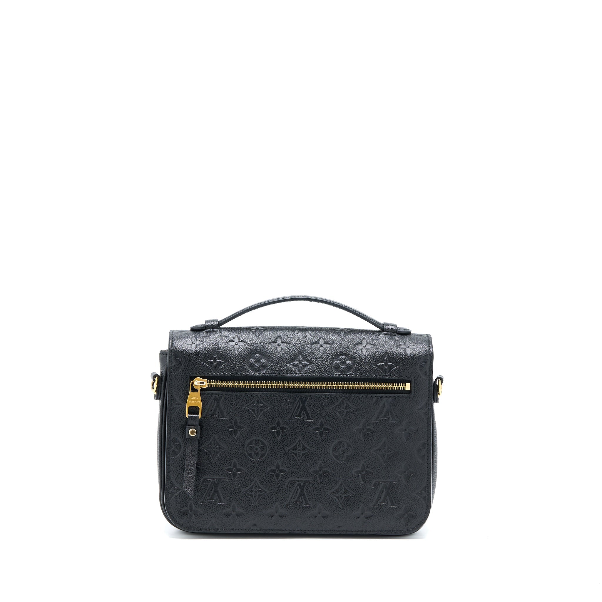 LOUIS VUITTON POCHETTE MÉTIS MONOGRAM EMPREINTE BLACK GHW