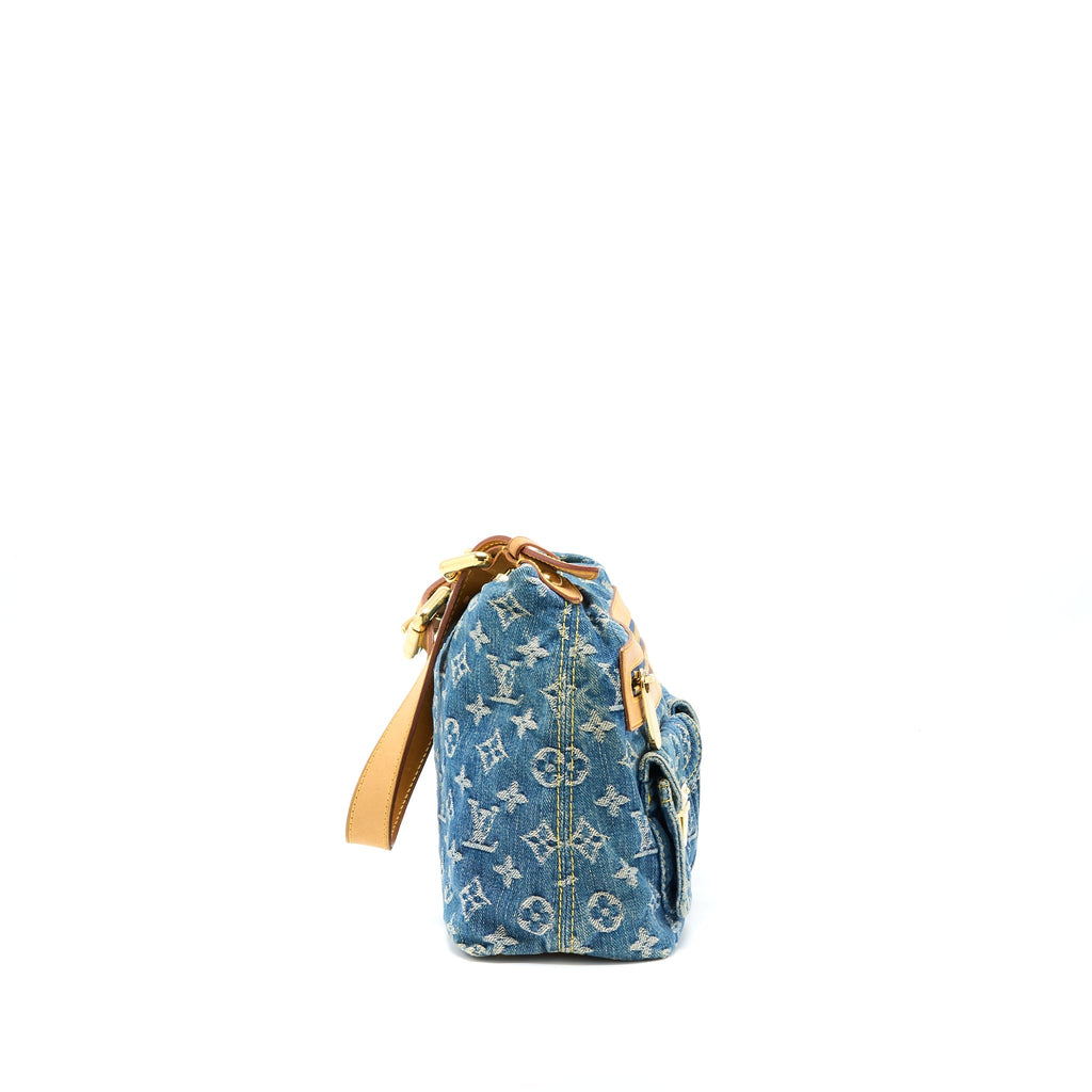LOUIS VUITTON VINTAGE BAGGY BAG MONOGRAM DENIM GHW