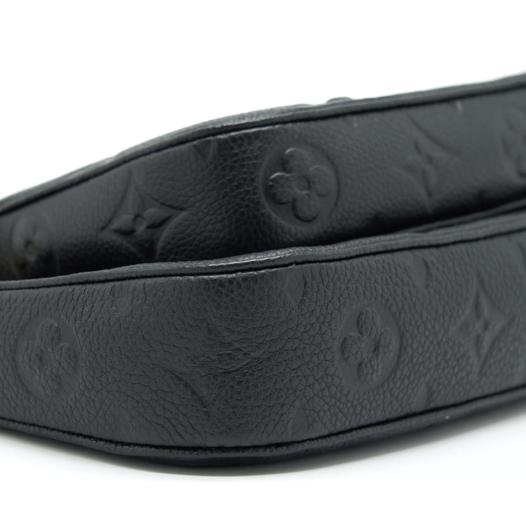 LOUIS VUITTON MULTI POCHETTE MONOGRAM EMPREINTE BLACK GHW