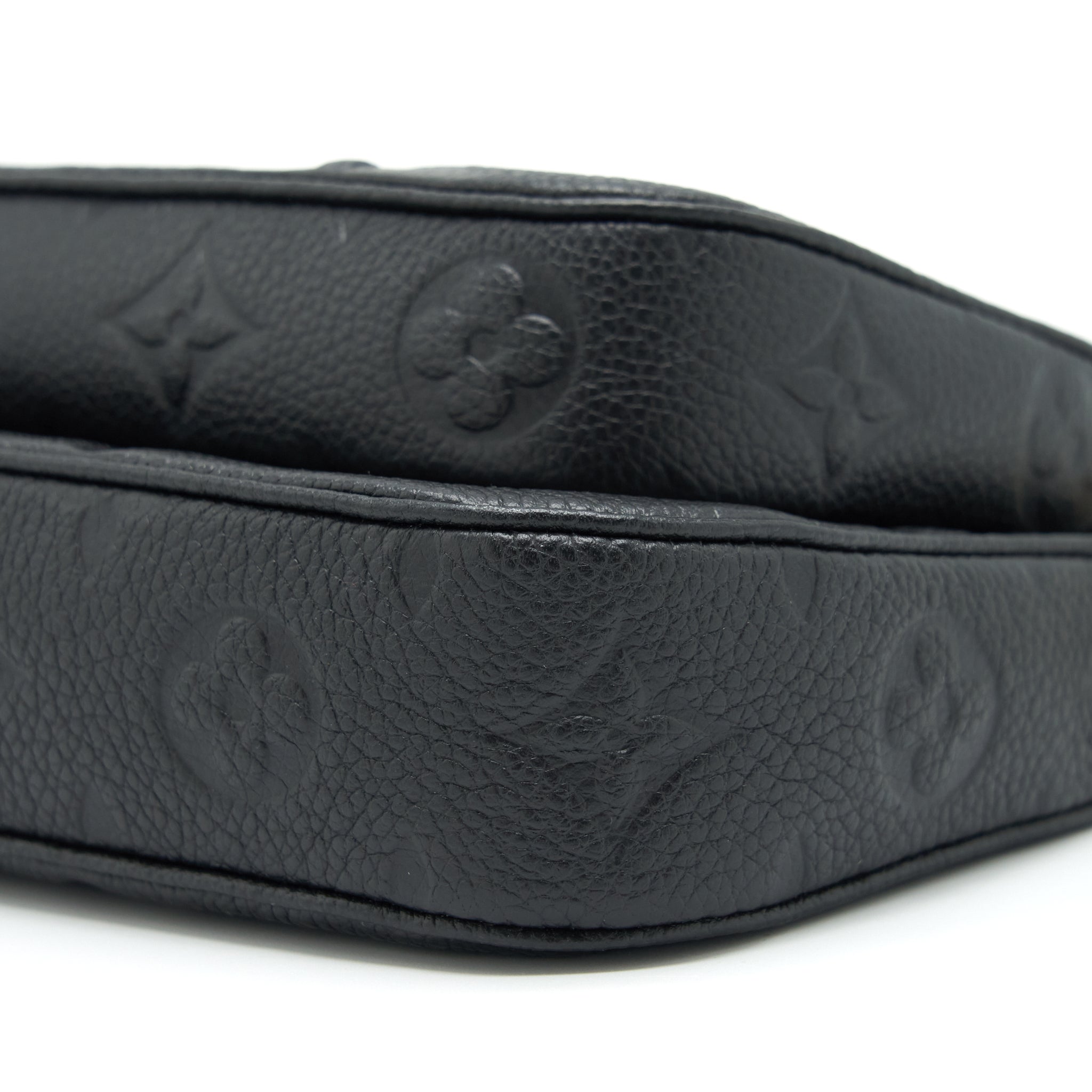 LOUIS VUITTON MULTI POCHETTE MONOGRAM EMPREINTE BLACK GHW