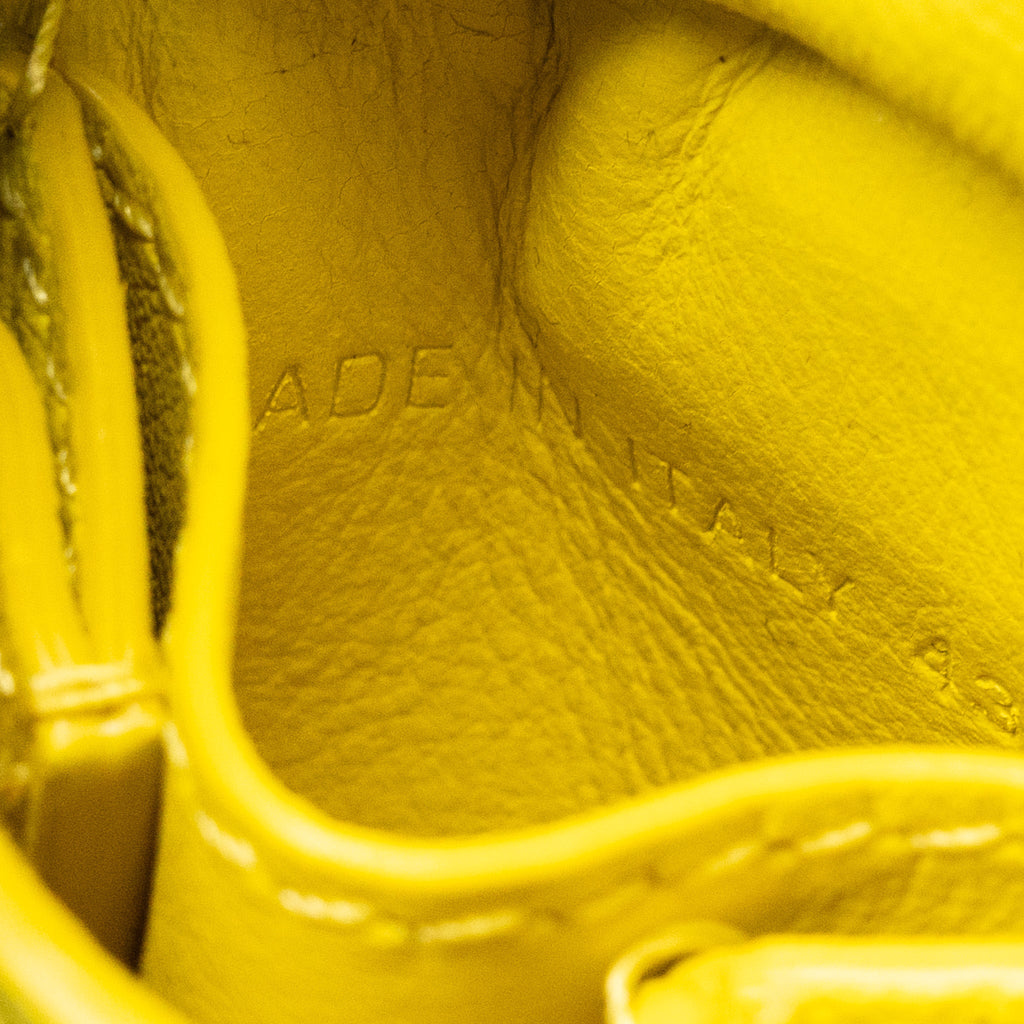 DIOR SADDLE COIN POUCH/BAG CHARM YELLOW SHW