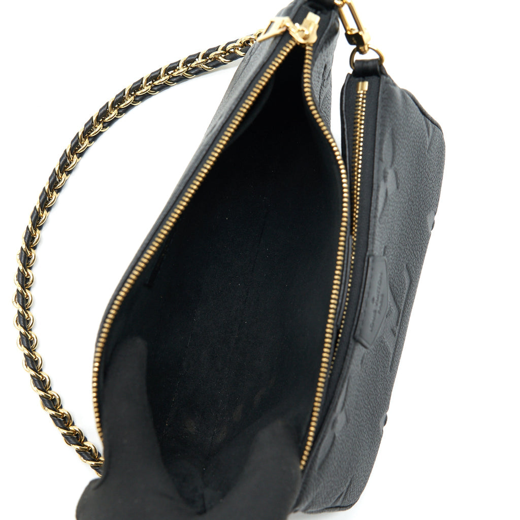 LOUIS VUITTON MULTI POCHETTE MONOGRAM EMPREINTE BLACK GHW