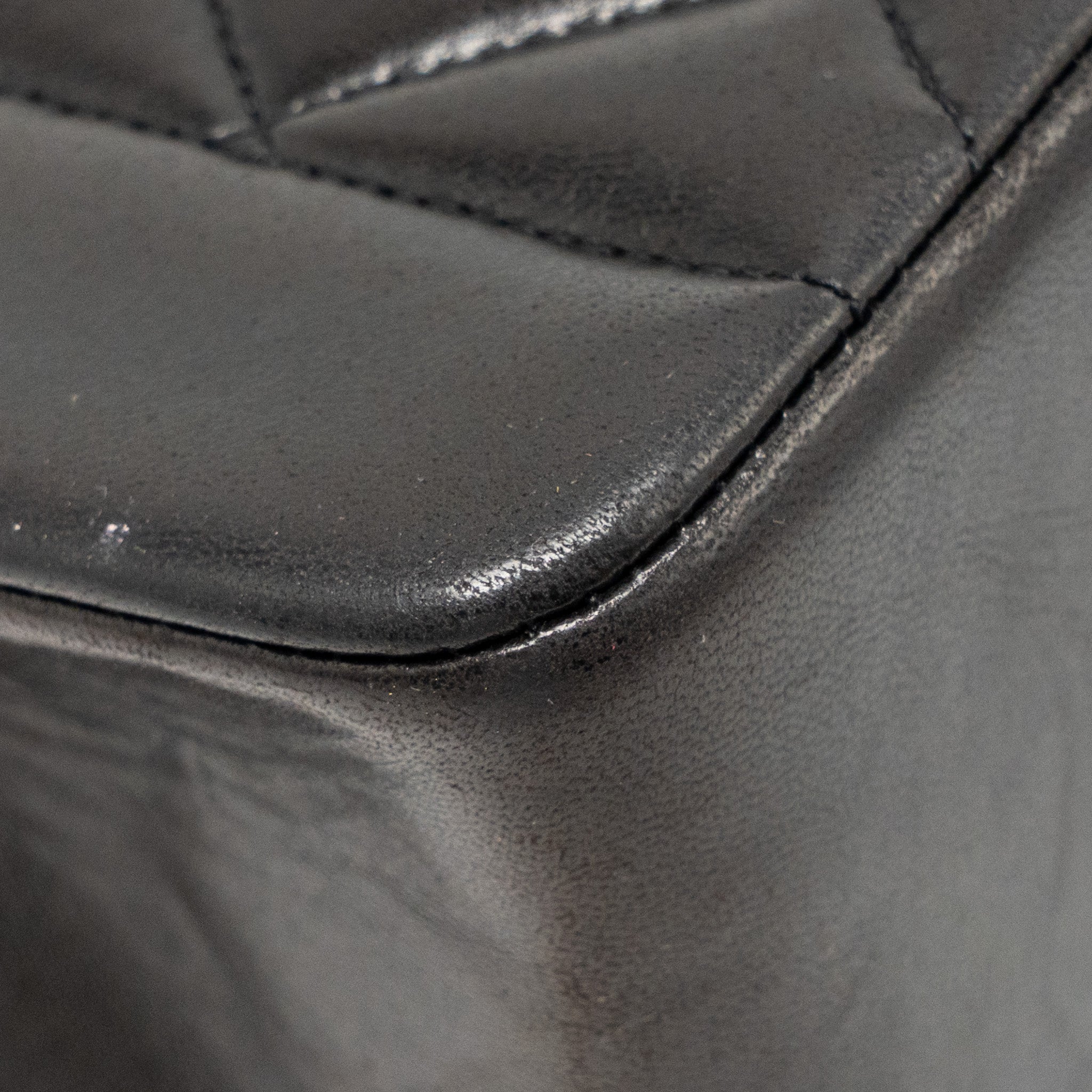 CHANEL VINTAGE SMALL DIANA QUILTED FLAP BAG LAMBSKIN BLACK GHW