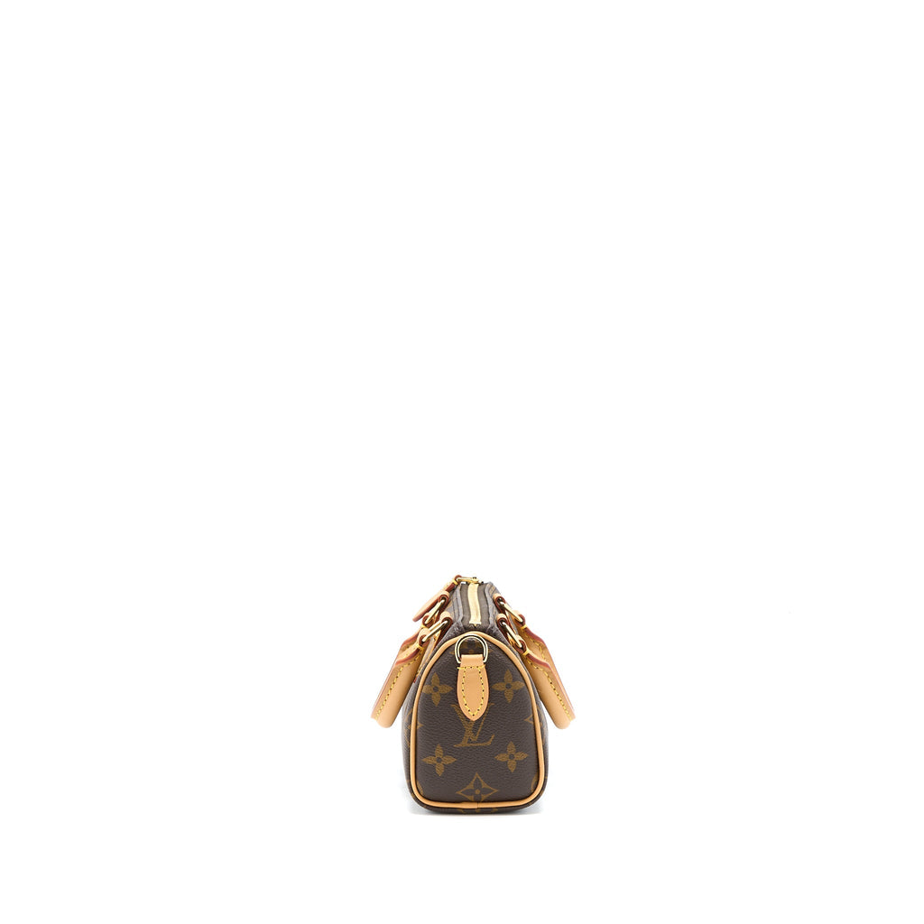 LOUIS VUITTON NANO SPEEDY MONOGRAM CANVAS GHW (NEW VERSION)